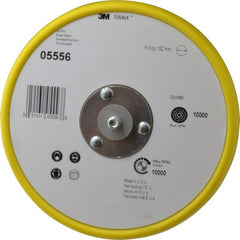 3M - 6" Diam Adhesive/PSA Disc Backing Pad - Medium Density, 10,000 RPM - Exact Tooling