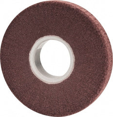 3M - 6" Diam Aluminum Oxide Finishing Flap Wheel - 2" Hole, 1" Wide, Density 5, Nonwoven, Very Fine Grade, 3,400 Max RPM - Exact Tooling