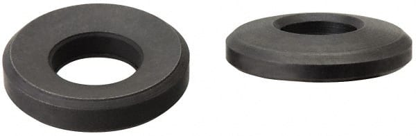 Gibraltar - 1-1/4" Bolt, Black Oxide, Case Hardened Steel, Spherical Washer Assembly - 1-3/8" Female, 1-5/16" Male Inside x 2-1/2" OD, 1/2" Thick, 3" Radius, 12L14 Grade - Exact Tooling