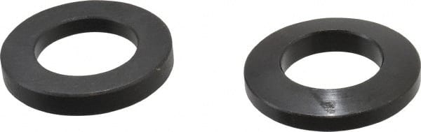 Jergens - 1-1/4" Bolt, Black Oxide, Steel, Spherical Washer Assembly - 1-11/32" Female, 1-9/32" Male Inside x 2-1/4" OD, 5/8" Thick, 4" Radius - Exact Tooling