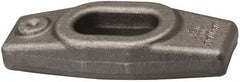 Jergens - 3/4" Stud, 2" Travel, 8" OAL x 2-1/8" Overall Width x 1-1/8" Overall Height, Heel Clamp - Grade C-1030/C-1035 Forged Steel, 2" Long x 13/16" Wide Slot, 3" Length x 1-1/2" Width x 3/4" Tapered Height - Exact Tooling