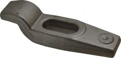 Jergens - 6" OAL x 1-3/4" Overall Width x 1-9/16" Overall Height, Gooseneck Clamp - Grade C-1030/C-1035 Forged Steel, 7/16" Nose Height x 1-1/4" Nose Width, 1" Slot Len x 11/16" Slot Width, 1-1/8" Neck Len - Exact Tooling