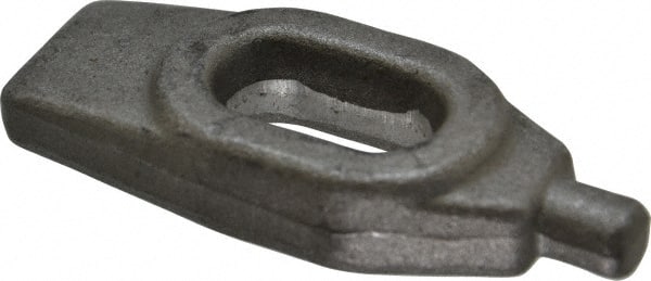 Jergens - 5/8" Stud, 11/16" Travel, Finger Clamp - 4" Long x 3/4" High x 1-5/8" Wide, Grade C-1030/C-1035 Forged Steel, 1/2" Diam - Exact Tooling