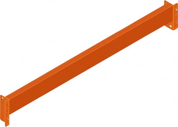 Interlake Mecalux - 96" Wide x 3.66" High, Heavy-Duty Framing Pallet Rack Beam - 4,405 Lb Capacity, 0.533" Max Deflection - Exact Tooling