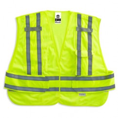 8244PSV M/L LIME PUBLIC SAFETY VEST - Exact Tooling