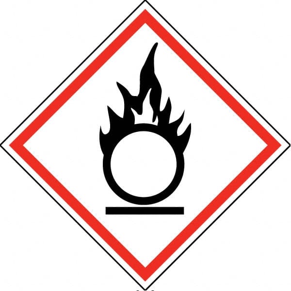 NMC - Blank GHS Shipping Labels - 2" High x 2" Wide - Exact Tooling