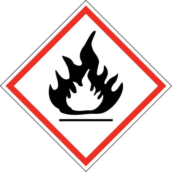 NMC - Blank GHS Shipping Labels - 4" High x 4" Wide - Exact Tooling