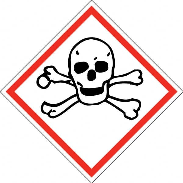 NMC - Blank GHS Shipping Labels - 4" High x 4" Wide - Exact Tooling