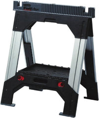 Stanley - Adjustable Sawhorse - 2" Long x 27.45" Wide x 33" High - Exact Tooling
