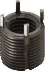 Jergens - 5/8-11 Internal, 7/8-14 External, UNC, 22mm Insert Length, Heavy Duty Keylocking Thread Inserts - Carbon Steel, Zinc Phosphate Finish, Grade C1215, 2B Internal Class of Fit, 2A External Class of Fit, Use Tool 215-064708 - Exact Tooling