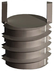 Jergens - 5/16-18 External, UNC, 7.8mm Insert Length, Solid Keylocking Thread Inserts - Stainless Steel, Passivated Finish, Grade 303, 2A External Class of Fit, Use Tool 215-064801 - Exact Tooling