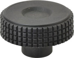 Elesa - 1.57" Head, Knurled Knob - Female Insert, Plastic - Exact Tooling