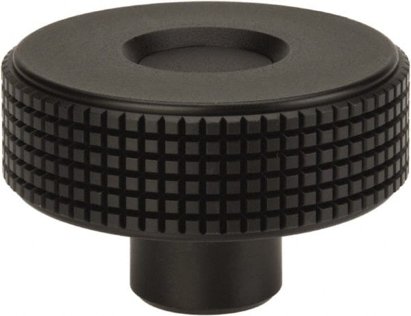 Elesa - 2.36" Head, Knurled Knob - Female Insert, Plastic - Exact Tooling