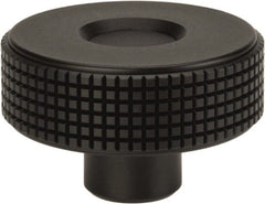 Elesa - 2.36" Head, Knurled Knob - Female Insert, Plastic - Exact Tooling
