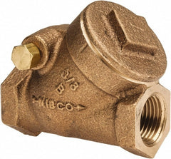 NIBCO - 3/8" Bronze Check Valve - Y-Pattern, FNPT x FNPT, 200 WOG - Exact Tooling