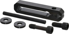 Kurt - 6 Piece 5/16-18 Vise Work Stop - Steel, 3" Long, 2-1/2" Wide - Exact Tooling