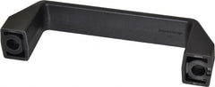 Elesa - 5.19" Center to Center, 1.06" Wide Handle, Black Matte Finish Plastic Pull Handle - 5.9" Long, 1.77" High - Exact Tooling