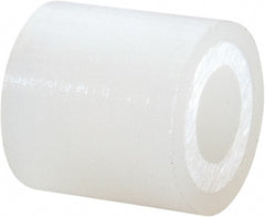 Electro Hardware - 0.089" ID x 3/16" OD, #2 Screw, Grade 101 Nylon Female Unthreaded Circuit Board Spacer - Round Body, Uncoated, 3/16" OAL - Exact Tooling