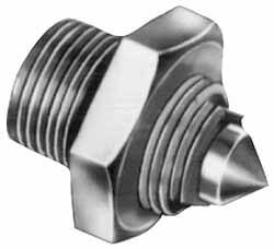 Jergens - 7/8-14 Clamp Cylinder Pressure Point - For Threaded Cylinders, 1/2" Wide - Exact Tooling