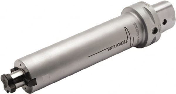 Seco - C6 Modular Connection 22mm Pilot Diam Shell Mill Holder - 260mm Flange to Nose End Projection, 48mm Nose Diam, Through-Spindle Coolant - Exact Tooling