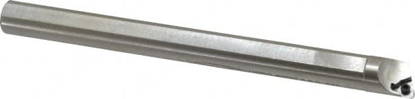Hertel - 0.54" Min Bore Diam, 6" OAL, 1/2" Shank Diam, HBBQ Indexable Boring Bar - 2" Max Bore Depth, WPGT Insert, Screw Holding Method - Exact Tooling