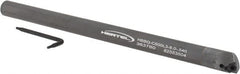 Hertel - 0.54" Min Bore Diam, 8" OAL, 1/2" Shank Diam, HBBQ Indexable Boring Bar - 5" Max Bore Depth, WPGT Insert, Screw Holding Method - Exact Tooling