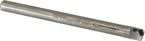 Hertel - 0.36" Min Bore Diam, 4" OAL, 5/16" Shank Diam, HBBF Indexable Boring Bar - 1-1/4" Max Bore Depth, TD.. Insert, Screw Holding Method - Exact Tooling