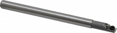 Hertel - 0.18" Min Bore Diam, 2-1/2" OAL, 3/16" Shank Diam, HBBC Indexable Boring Bar - 1/2" Max Bore Depth, CD.. Insert, Screw Holding Method - Exact Tooling