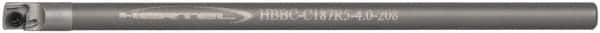 Hertel - 0.285" Min Bore Diam, 2-3/4" OAL, 1/2" Shank Diam, HBBC Indexable Boring Bar - 3/4" Max Bore Depth, CD.. Insert, Screw Holding Method - Exact Tooling
