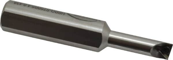 Hertel - 0.438" Min Bore Diam, 4" OAL, 3/4" Shank Diam, HBBQ Indexable Boring Bar - 1-1/2" Max Bore Depth, TPC.. Insert, Screw Holding Method - Exact Tooling