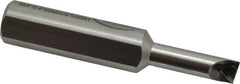 Hertel - 0.438" Min Bore Diam, 4" OAL, 3/4" Shank Diam, HBBQ Indexable Boring Bar - 1-1/2" Max Bore Depth, TPC.. Insert, Screw Holding Method - Exact Tooling