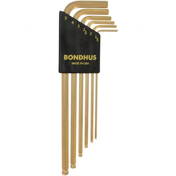 Bondhus - Hex Key Sets Tool Type: Hex Handle Type: L-Key Long Arm - Exact Tooling