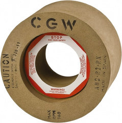 Camel Grinding Wheels - 3" Wide x 12" Diam, Type 1 Feed Wheel - 5" Hole Size, 80 Grit, Hardness R - Exact Tooling
