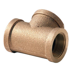 Merit Brass - Brass & Chrome Pipe Fittings Type: Tee Fitting Size: 4 - Exact Tooling
