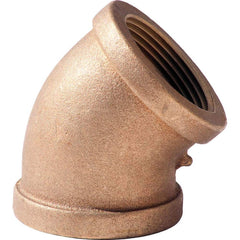 Merit Brass - Brass & Chrome Pipe Fittings Type: 45 Degree Elbow Fitting Size: 2 - Exact Tooling