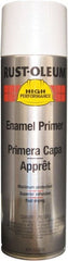 Rust-Oleum - 15 oz White Aerosol Primer - 14 Sq Ft Coverage, Interior/Exterior - Exact Tooling