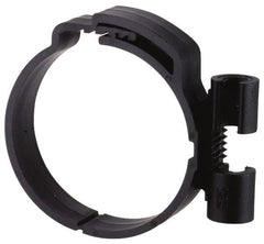 ZSI - 3/8" Rod, 2-1/8" Tube Diam, Cushion Clamp - Black, 150 Lb Capacity, Polyamide - Exact Tooling