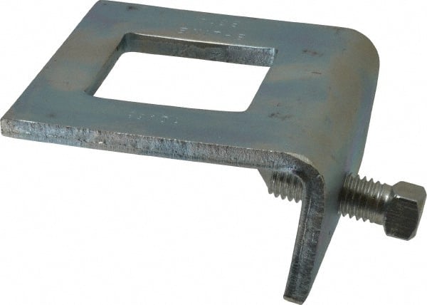 Cooper B-Line - 5/8" Max Flange Thickness, Strut To Beam Clamp - 900 Lb Capacity, ASTM A1011 Carbon Steel - Exact Tooling