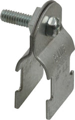 Cooper B-Line - 5/8" Pipe, 16 Gauge, Grade ASTM A1011," Pipe or Conduit Clamp - Zinc Plated, 400 Lb Capacity, All Conduit - Exact Tooling