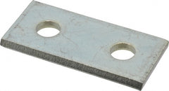 Cooper B-Line - Zinc Plated Carbon Steel Flat Splice Strut Fitting - 1/2" Bolt, 2 Holes, Used with Cooper B Line Channel & Strut (All Sizes Except B62 & B72) - Exact Tooling