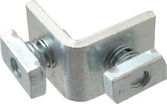 Cooper B-Line - Zinc Plated Carbon Steel 90° Preassembled Corner Strut Fitting - 1/2" Bolt, 2 Holes, Used with Cooper B Line Channel & Strut (All Sizes Except B62 & B72) - Exact Tooling