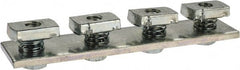 Cooper B-Line - Zinc Plated Carbon Steel Preassembled Flat Splice Strut Fitting - 1/2" Bolt, 4 Holes, Used with Cooper B Line Channel & Strut (All Sizes Except B62 & B72) - Exact Tooling