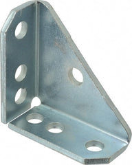 Cooper B-Line - Zinc Plated Carbon Steel 90° Gusset Strut Fitting - 7 Holes, Used with Cooper B Line Channel & Strut (All Sizes Except B62 & B72) - Exact Tooling