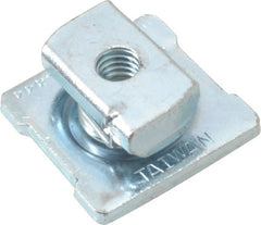 Cooper B-Line - Zinc Plated Carbon Steel Combo Strut Nut Washer - 1100 Lb Capacity, 0.375" Bolt, 1 Hole, Used with Cooper B Line Channel & Strut (All Sizes Except B62 & B72) - Exact Tooling