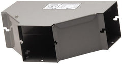 Cooper B-Line - 6 Inch Wide x 6 Inch High, Raceway Fitting - Gray, For Use with Lay In Wireways, Type 1 Screw Cover Wireway - Exact Tooling