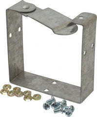 Cooper B-Line - 4 Inch Wide x 4 Inch High, Rectangular Raceway Connector Coupling - Gray, For Use with Lay In Wireways, Type 1 Screw Cover Wireway - Exact Tooling