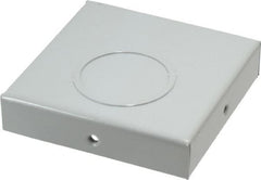 Cooper B-Line - 4 Inch Wide x 4 Inch High, Square Raceway Fitting - Gray, For Use with Lay In Wireways, Type 1 Screw Cover Wireway - Exact Tooling