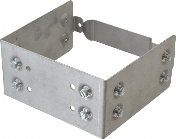 Cooper B-Line - 6 Inch Wide x 6 Inch High, Rectangular Raceway Connector Coupling - Gray, For Use with Lay In Wireways, Type 1 Screw Cover Wireway - Exact Tooling