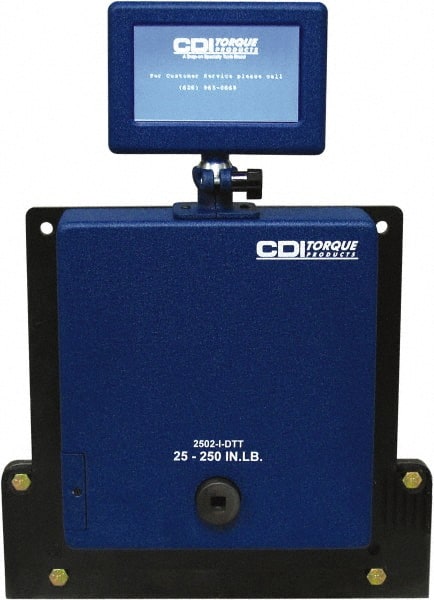CDI - 720 to 7,200 In/Lb Electronic Torque Tester - 3/4" Drive, 21" OAL, ±0.5% Accuracy - Exact Tooling