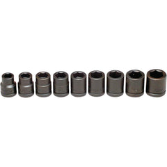 Wright Tool & Forge - 9 Pc 3/4" Drive Impact Socket Set - Exact Tooling